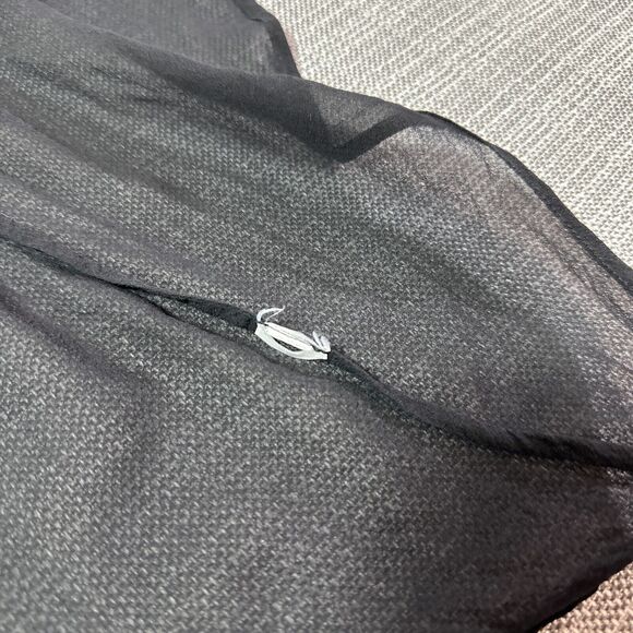 Eileen Fisher Vest Medium Sleeveless Shark Bite Hem‎ Zip Up Whimsy Flowy Top - Picture 5 of 10